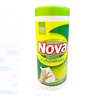 Toallitas Húmedas Nova Desinfectantes 35 Unidades