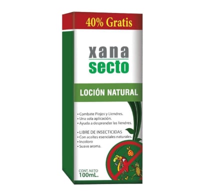 LOCION XANASECTO REPELENTE DE PIOJOS 100 ML