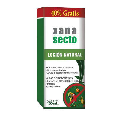 LOCION XANASECTO REPELENTE DE PIOJOS 100 ML
