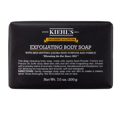 Jabón En Barra Exfoliante Corporal Hombre Kiehl's Grooming Solutions 200 G