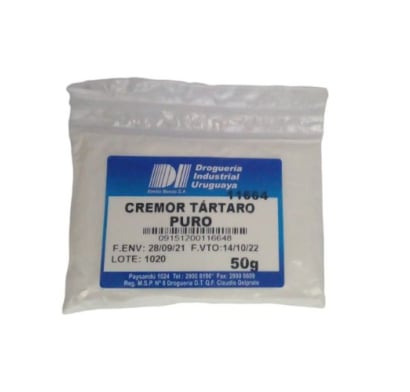 Cremor Tártaro Puro Diu 50 G