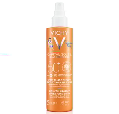 Protector Solar Vichy Capital Soleil Kids Water Resistant Spray Fps50+ 200 Ml