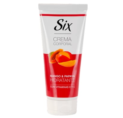 Crema Corporal Six Mango Mini Talla 40 G