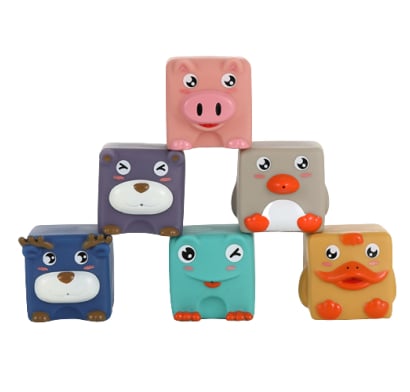Set Akas 6 Bloques De Silicona Infantil