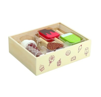 Juego Akas Helados De Madera