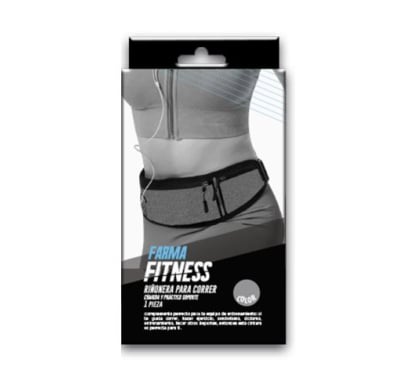 Riñonera Farma Fitness Para Correr Gris