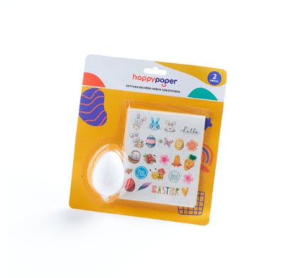 Set Para Decorar Huevo Con Stickers