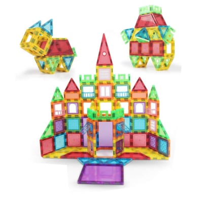Juego De Bloques Akas Piezas Magnéticas 45 Piezas