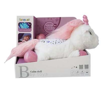 Veladora Akas Unicornio Con Luz Y Proyector 