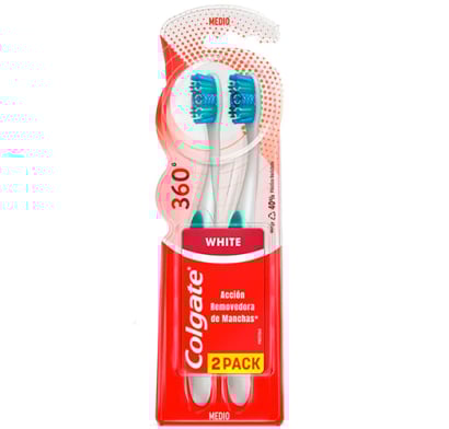 CEPILLO DE DIENTES COLGATE 360 LUMINOUS 2X1