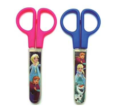 Tijera Escolar Frozen 1 Unidad Diseños Surtidos