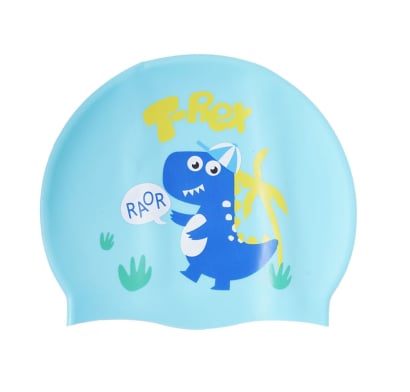 Gorra de Natación Infantil Dinosaurio