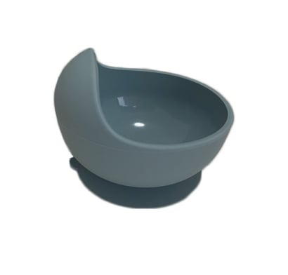Bowl Storki Silicona Con Ventosa Celeste