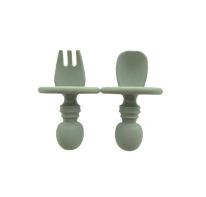 Cubiertos Storki De Aprendizaje Verde