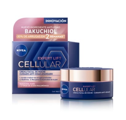 Crema Nivea Cellular Lift Facial De Noche 50 Ml