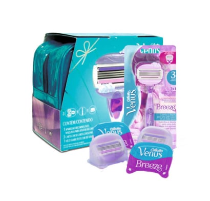 Afeitadora Gillette Venus Pack Breeze + 3 Repuesto