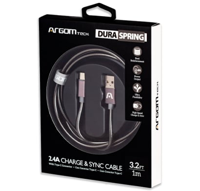 Cable Argom Tipo-c A Usb 2.0 Trenzado