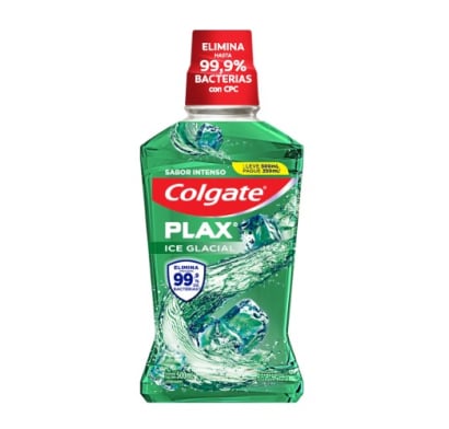 ENJUAGUE BUCAL COLGATE PLAX GLACIAL 500X350 ML