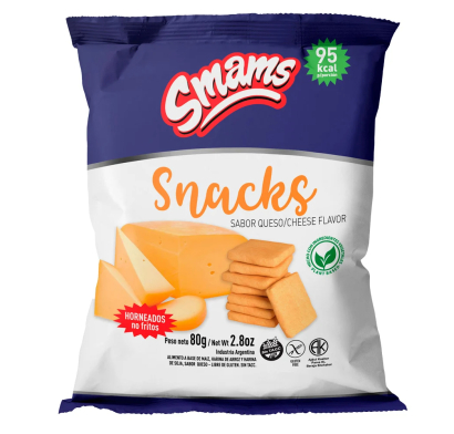 Snack Smams Sabor Queso 80 G
