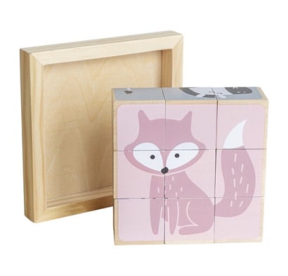 Puzzle De Bloques Polar B Animales