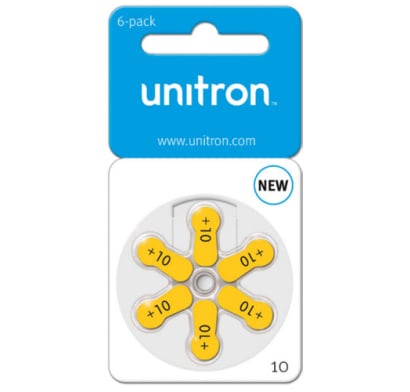Pilas Unitron Para Audífonos Tipo 10