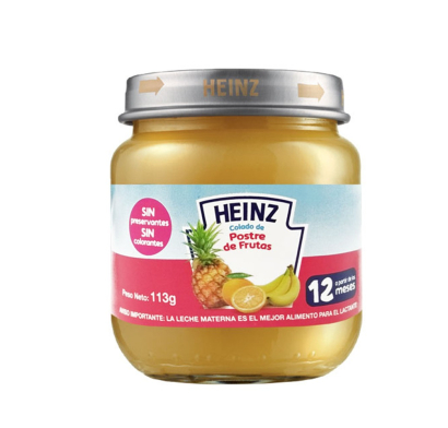 Postre de Frutas Heinz Colado Banana, Naranja y Piña 113 g