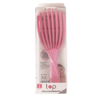 Cepillo Para El Pelo Top Desenredante Rosado