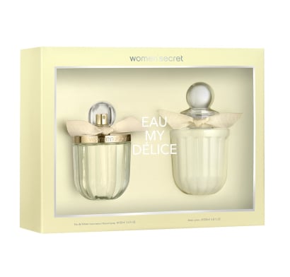 Cofre Woman Secret Perfume Eau My Delice Edt 100 Ml + Loción Corporal 200 Ml