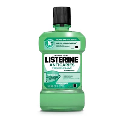 ENJUAGUE BUCAL LISTERINE ANTICARIES 250 ML