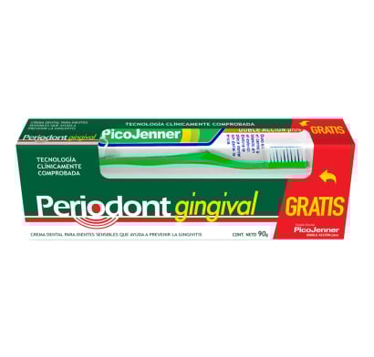 Pasta De Dientes Periodont Gingival 90 G + Cepillo De Obsequio 
