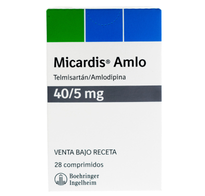 Micardis Amlo 40 Mg /5 Mg 28 Comprimidos