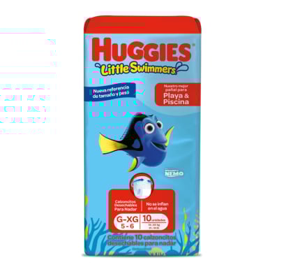 Pañales Huggies Little Swimmers Pants G/xg 10 Unidades