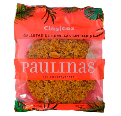 Galletas Paulinas Clásicas Sin Harina 140 G