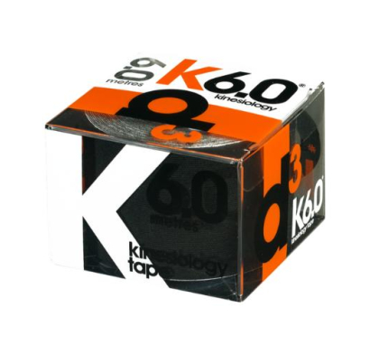 Cinta Kinesológica D3 Negro K 6.0 M