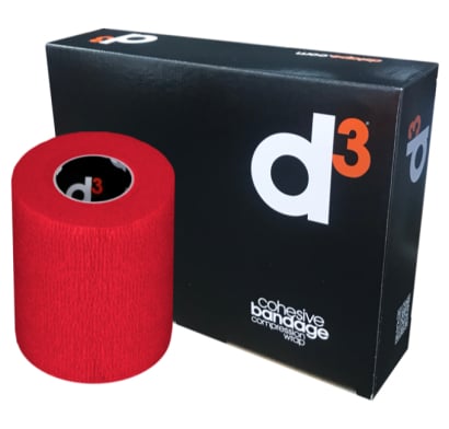 Venda Cohesiva D3 Rojo 7x5cm