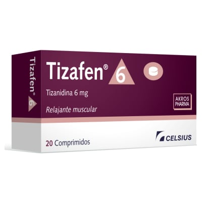Tizafen 6 Mg 20 Comprimidos
