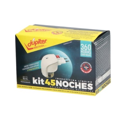 Kit Antimosquitos Jupiter Líquido 45 Noches