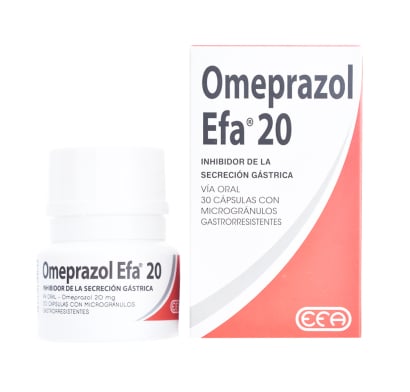 Omeprazol Efa 20 Mg 30 Cápsulas Frasco
