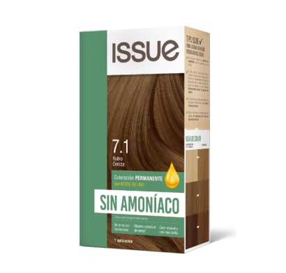 Kit Tinta Issue Sin Amoníaco N°7.1 Rubio Ceniza
