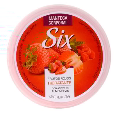 Manteca Corporal Six Frutos Rojos 130 G