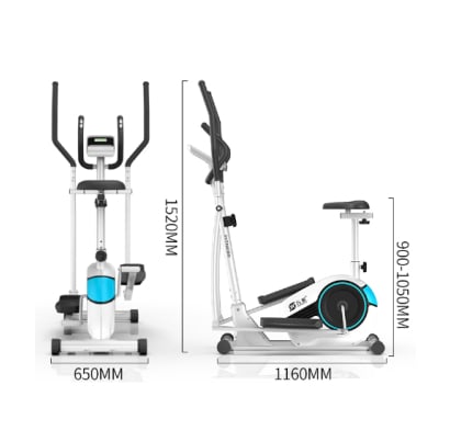 Bicicleta Elíptica Magnética 2en1