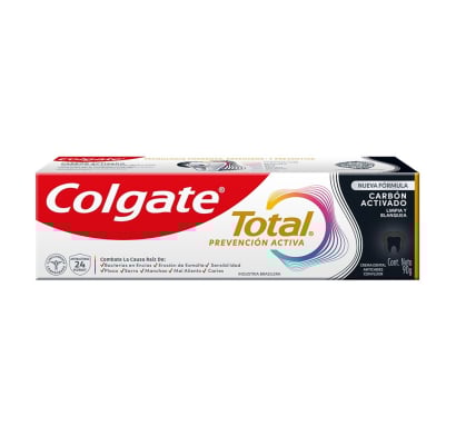 Pasta de Dientes Colgate Total 12 Carbón