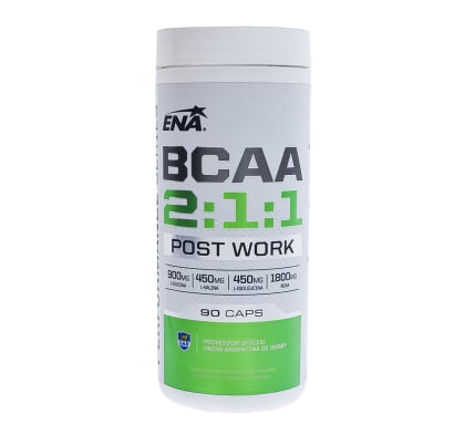 Suplemento Ena Bcaa 90 Cápsulas