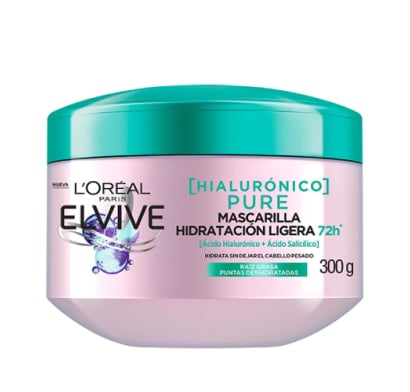 Mascarilla Capilar Elvive Hidra Hialurónico Pure 300 G