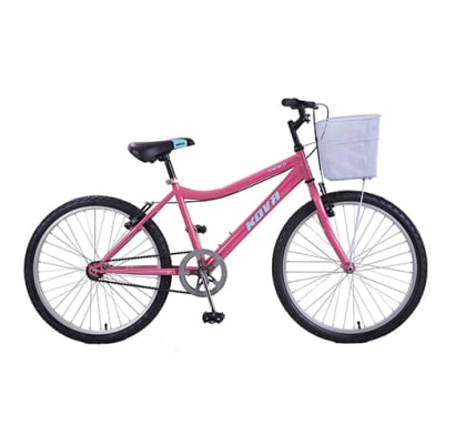 Bicicleta Kova Andes Infantil Rodado 24 Rosa Mate