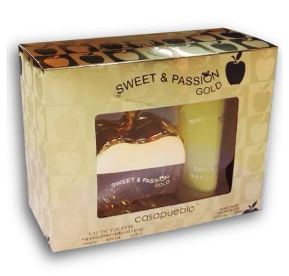 SET PERFUME CASAPUEBLO GOLD EDT + GEL DUCHA