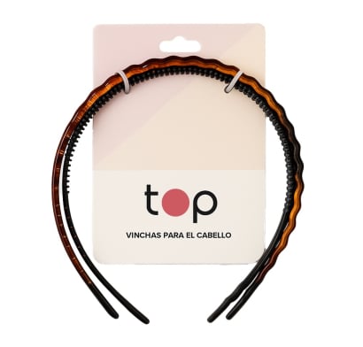 Vinchas Finas Top para el Cabello 2 Unidades
