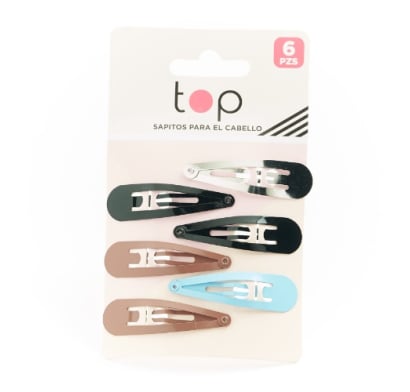 Broches Para El Pelo Top 6 Unidides Varios Colores