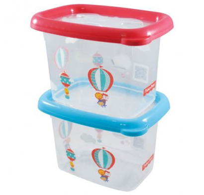 RECIPIENTES FISHER PRICE 650 ML X2 UNIDADES