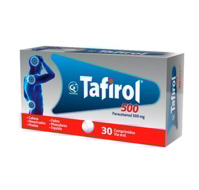 Tafirol 500 Mg 30 Comprimidos